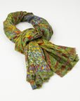 Kimberley Grasses & Leaves – Cashmere Scarf – Designed by Lena Andrews