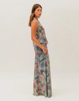 Pilbara Wildflowers skirt featuring detailed native Australian wildflower artwork inspired by Western Australia's Pilbara region by Sheryl Hicks.